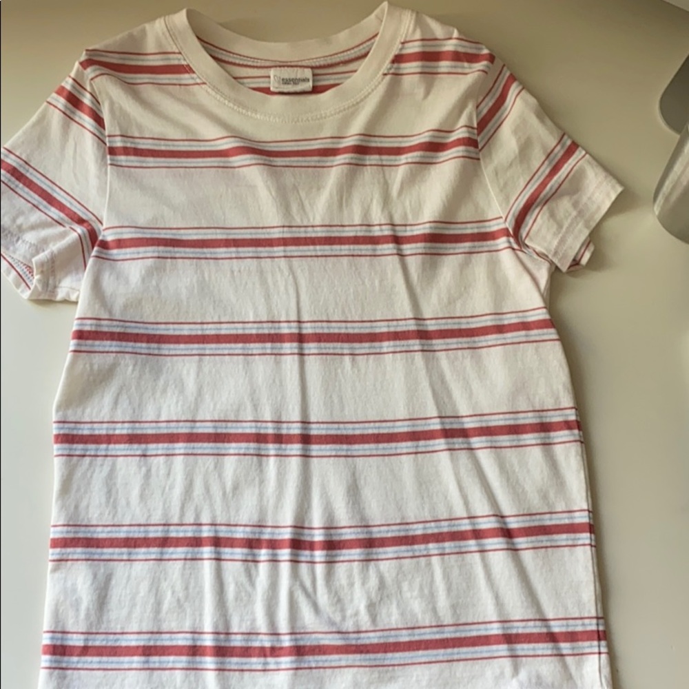 Cute striped Short sleeve tee